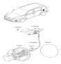 Diagram for Kia Fuel Filler Housing - 69513D9000