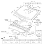 Diagram for Kia Windshield - 86111D9000