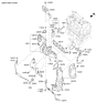 Diagram for Kia Turbocharger - 282312GTA1