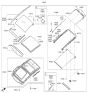 Diagram for Kia Sunroof - 81611D9000