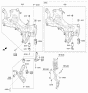 Diagram for Kia Control Arm - 54500D9000