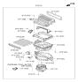 Diagram for Kia Cabin Air Filter - 97133D3000