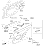 Diagram for Kia Power Window Switch - 935802T500