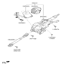 Diagram for Kia Power Steering Assist Motor - 563304M000