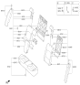 Diagram for Kia Seat Cover - 891602TNE0AWB