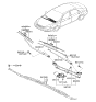 Diagram for Kia Wiper Arm - 983202F000