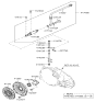 Diagram for Kia Clutch Slave Cylinder - 4171039100