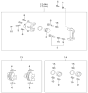 Diagram for Kia Optima Brake Pad Set - 581013CA70