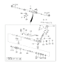 Diagram for Kia Tie Rod Bushing - 5778938000