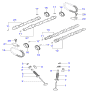 Diagram for Kia Valve Stem Seal - 2222422000