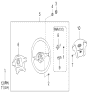Diagram for Kia Optima Steering Wheel - 5612038650BT