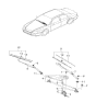 Diagram for Kia Optima Wiper Blade - 9835138000