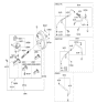 Diagram for Kia Brake Master Cylinder Reservoir - 585102G110