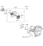 Diagram for Kia Oil Pump - 461103A250