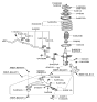 Diagram for Kia Shock and Strut Boot - 546252G000
