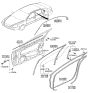 Diagram for Kia Window Run - 825402G000