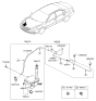 Diagram for Kia Windshield Washer Nozzle - 986302G000