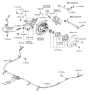 Diagram for Kia Axle Beam Mount - 527732G000