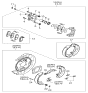 Diagram for Kia Optima Brake Pad Set - 583023FA00