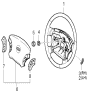 Diagram for Kia Amanti Steering Wheel - 561103F100LK
