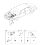 Diagram for Kia Battery Cable - 918503F011