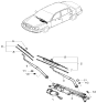Diagram for Kia Wiper Arm - 983103F000