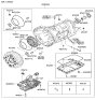 Diagram for Kia Transmission Pan - 4528049000
