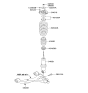 Diagram for Kia Shock Absorber - 546512J310