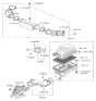 Diagram for Kia Air Filter Box - 281122J300