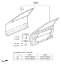 Diagram for Kia Door Hinge - 793202B020