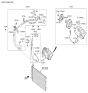Diagram for Kia A/C Service Cap - 97811A6100