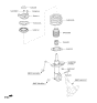 Diagram for Kia Shock Absorber - 54650B2030