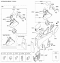 Diagram for Kia Center Console Base - 84611B2100EQ