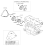 Diagram for Kia Water Pump - 2510026902