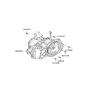 Diagram for Kia Transmission Assembly - 4500022BB6