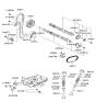 Diagram for Kia Rio Timing Belt - 2431226050