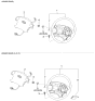 Diagram for Kia Spectra Steering Wheel - 0K24T3298002
