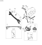 Diagram for Kia Bumper Reflector - 92407J5020