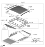 Diagram for Kia Sunroof - 81600J5000TWK