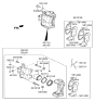 Diagram for Kia Optima Hybrid Brake Pad Set - 58101E6A10