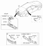 Diagram for Kia Tailgate Handle - 81260D4010
