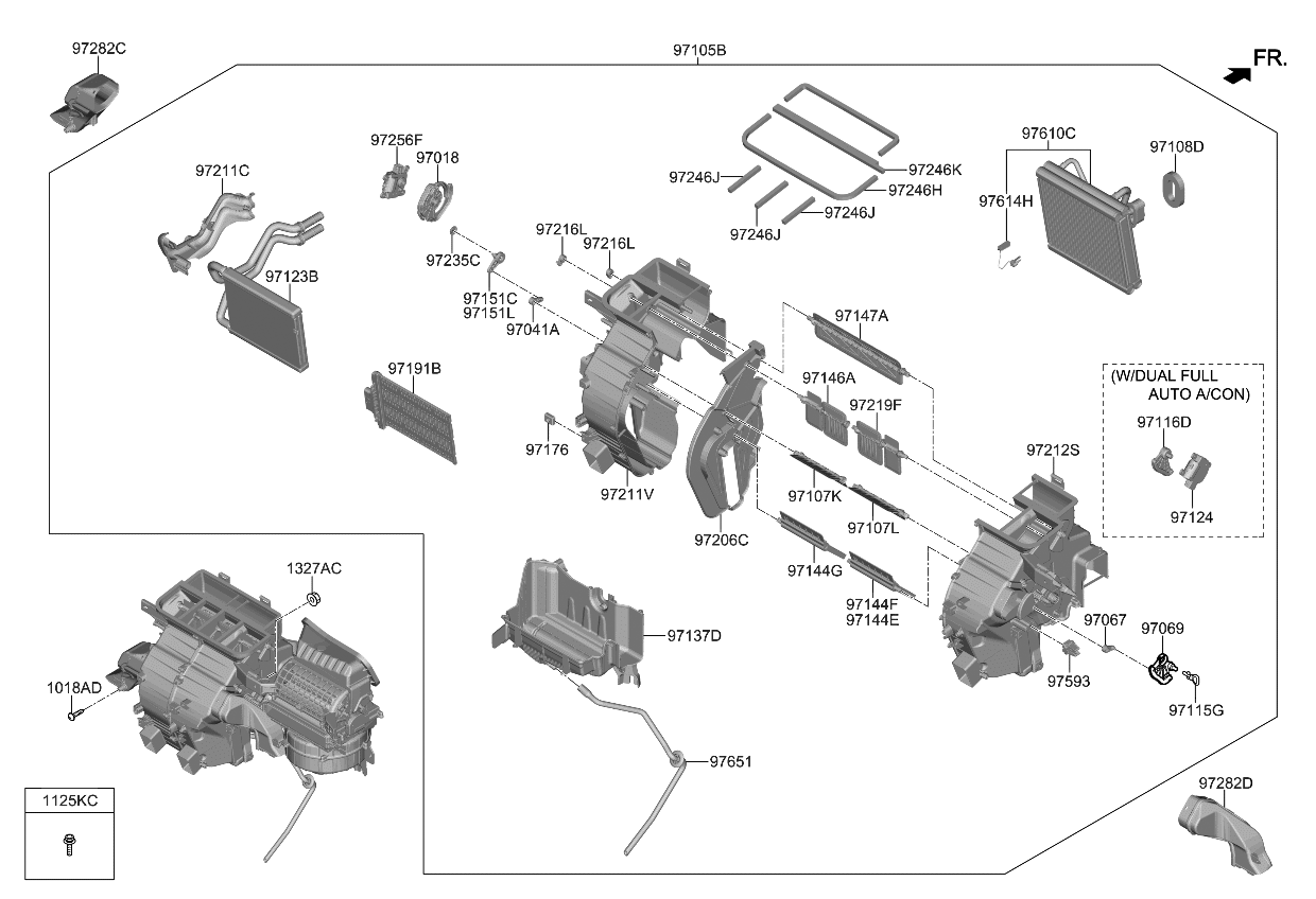 Kia 97148K0010 Door Assembly-Floor RIGH