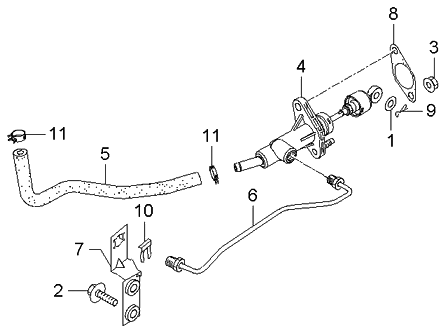 Kia 416232F100 Hose-Reservoir