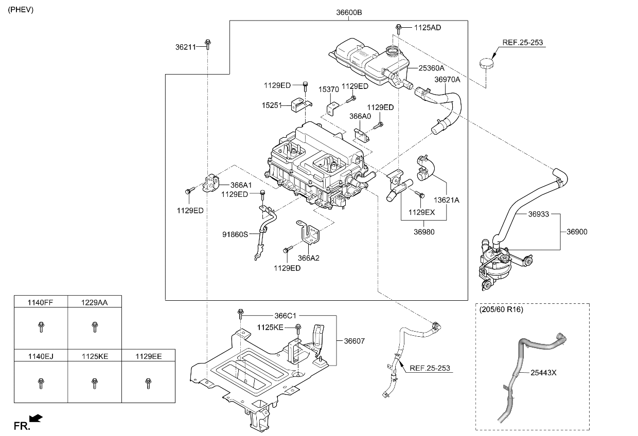 Kia 366002B543 HPCU Reservoir MODUL