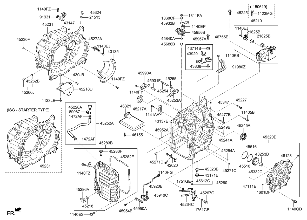 Kia 4521126302 Bracket Assembly-TRANSAXLE