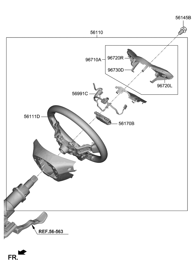 Kia 56170A8000 DAMPER Assembly