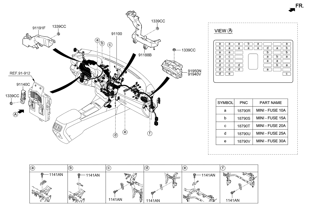 Kia 91002A8590 Wiring Assembly-Main