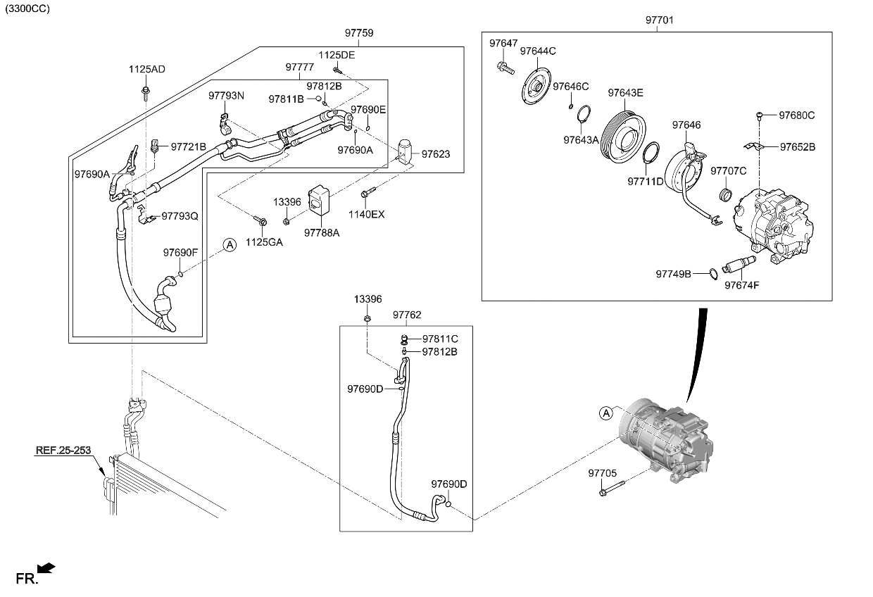 Kia 97777C6900 Suction Tube Assembly