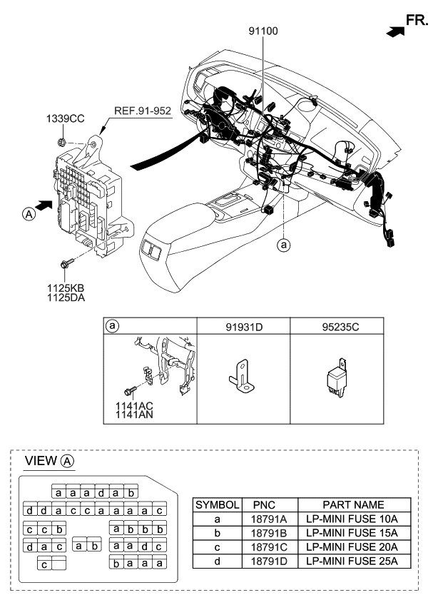 Kia 910773R070 Wiring Assembly-Main