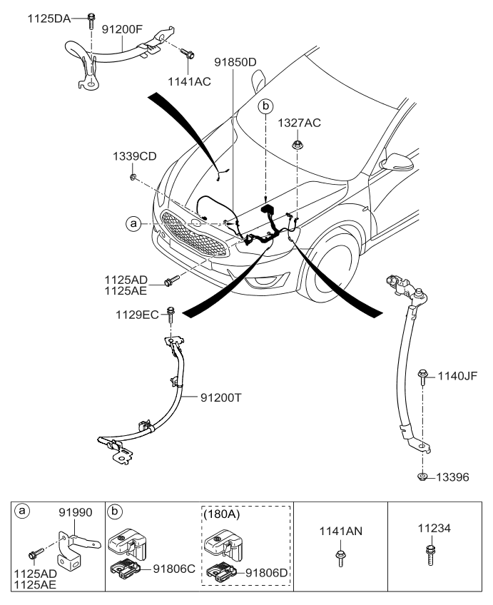 Kia 1123412306B Bolt-Washer Assembly